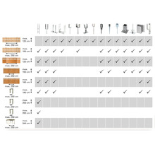 Einschlagbodenhülse verstellbar, 91 x 91 x 150 x 900 mm, feuerverzinkt, 1 Stück-thumb-1