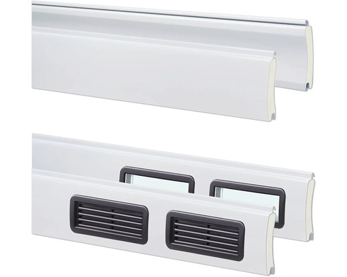 Profilés de volet roulant avec ventilation et éléments lumineux