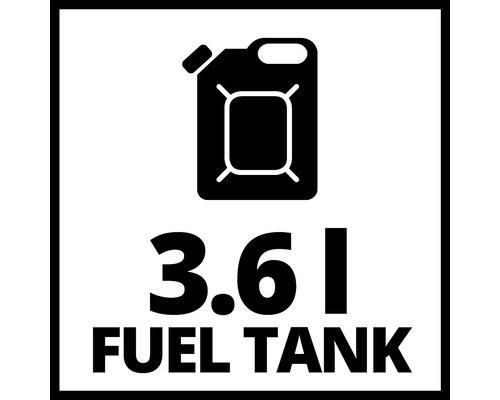 Symbol für 3.6 Liter Kraftstofftank