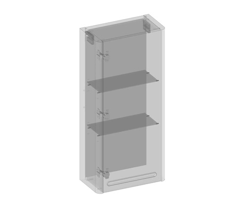 Badezimmerschrank mit Einlegeböden