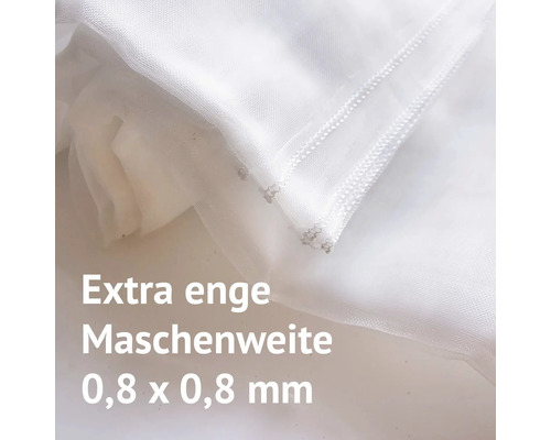 Moskitonetz mit einer Maschenweite von 0,8 x 0,8 Millimeter