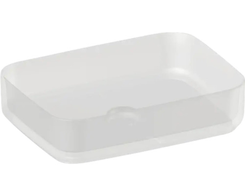 Rechteckige Waschschale aus Mineralguss