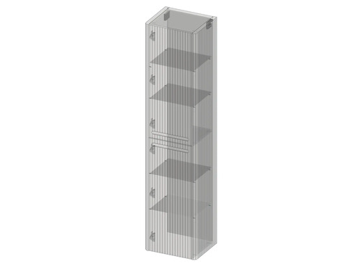 Hochschrank mit Regalen für Badezimmer