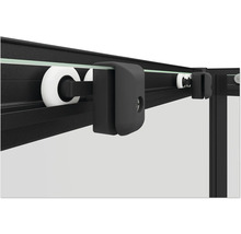 Eckeinstieg SCHULTE ExpressPlus Sunny 75 - 90 cm Profilfarbe schwarz Klarglas-thumb-3