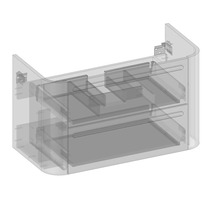 Meuble sous-lavabo avec tiroirs pour aménagement de salle de bains