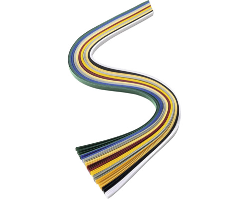 Papierstreifen in verschiedenen Farben