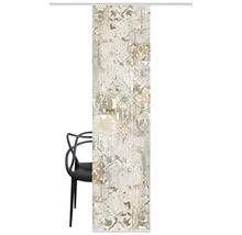 Panneau coulissant à motifs et chaise