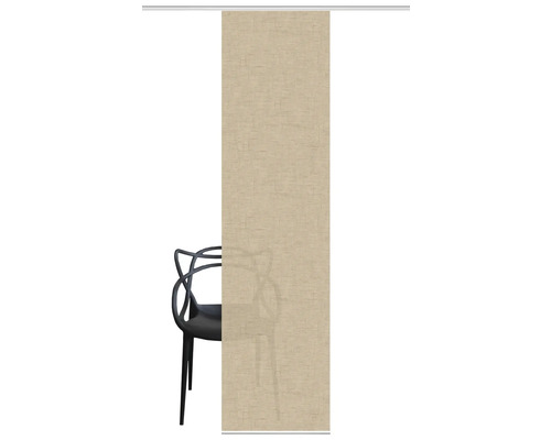 Panneau japonais avec aspect textile et chaise noire