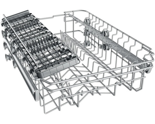 Panier de lave-vaisselle en métal avec compartiments pour la vaisselle