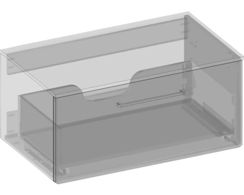 Boîte à tiroirs transparente avec tiroir