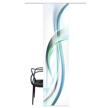 Panneau coulissant avec motif abstrait pour décoration de fenêtre