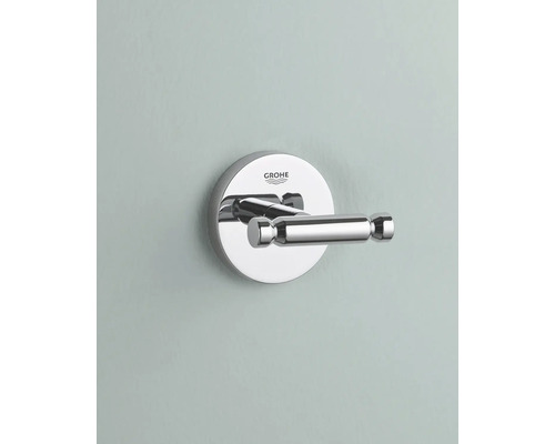 Grohe Logo. Einzelner Handtuchhaken zur Wandmontage