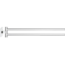 Barre porte-serviettes Grohe Quickfix Start Cube pivotant chrome brillant 40976000