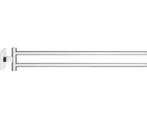 Doppelter Handtuchhalter aus Metall zur Wandmontage