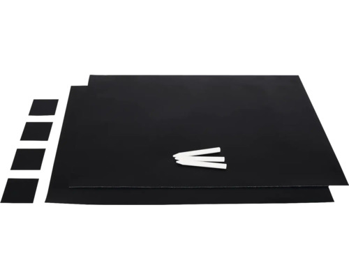 Film magnétique pour tableau d-c-fix® 2x feuilles DIN A3 avec craie et 4 petits aimants