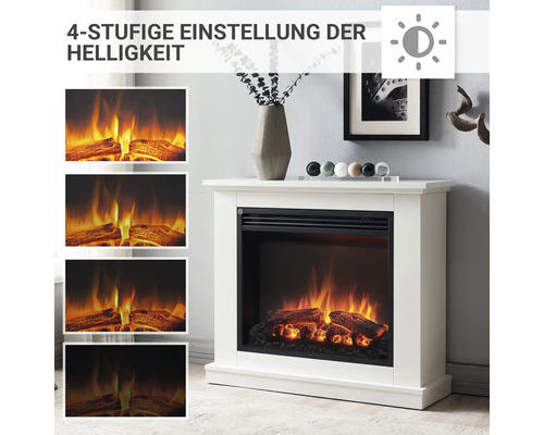 Dekokamin mit vierstufiger Helligkeitseinstellung und Flammeneffekt