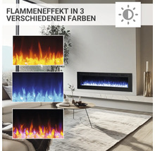 Elektrische Kaminfeuer Balderia Fiamma 68" 2000 Watt inkl. Fernbedienung