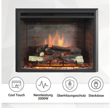 Cheminée électrique Balderia Calida 30" 2000 watts
