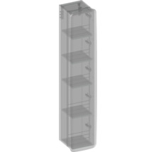 Armoire haute avec cinq étagères