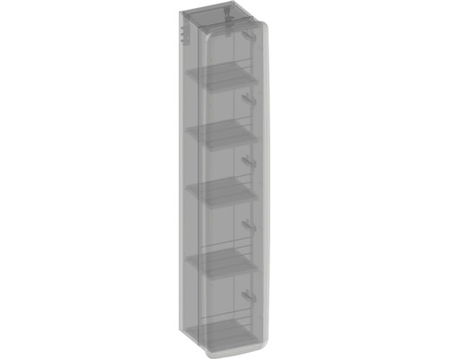 Armoire de salle de bain avec cinq étagères