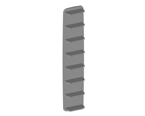 Étagère murale avec sept tablettes
