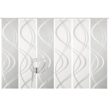 Panneau coulissant avec motif ondulé pour la décoration de fenêtre