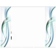 Roll-up avec motif abstrait