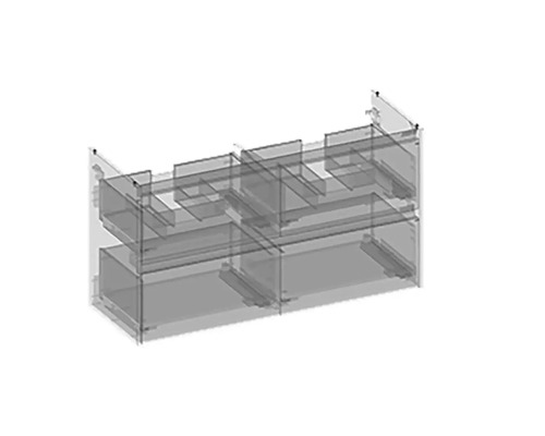 Waschbeckenunterschrank mit Schubladen