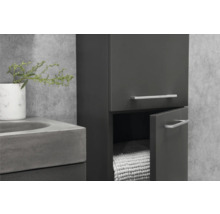 Armoire haute Somero anthracite hauteur 150 cm largeur 30 cm montage à droite/à gauche-thumb-3 Armoire haute Somero anthracite hauteur 150 cm largeur 30 cm montage à droite/à gauche-thumb-3