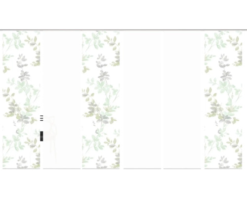 Papier peint à motif de feuilles