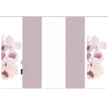 Schiebevorhang mit Blumenmuster