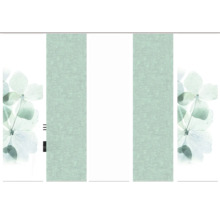 Panneau coulissant avec motif floral