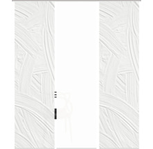 Porte coulissante avec motif abstrait pour l''aménagement intérieur