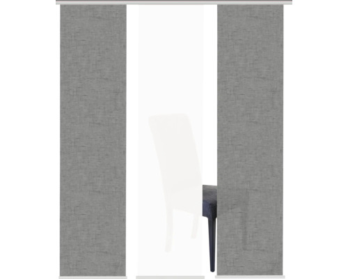 Panneau coulissant gris dans un intérieur