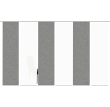 Panneaux japonais avec chaise dans la pièce