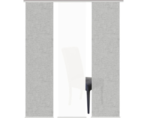 Panneaux japonais avec aspect textile devant une chaise