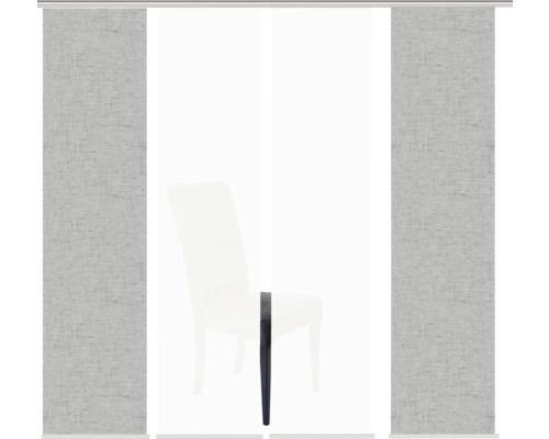 Panneau japonais avec texture de tissu devant une chaise