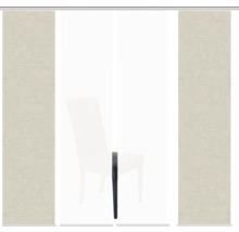 Panneau japonais aspect textile devant une chaise