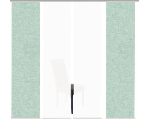 Panneaux japonais avec motif textile dans la pièce