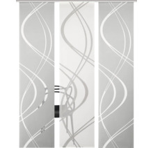 Panneau japonais avec motif incurvé pour la décoration de fenêtre