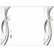 Panneau coulissant avec motif