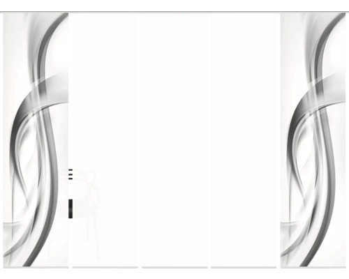 Panneau coulissant avec motif