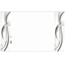 Porte coulissante avec motif abstrait pour intérieur