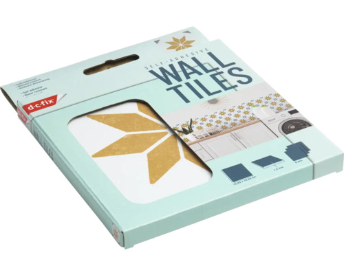 Paquet de carreaux muraux autocollants avec motif géométrique