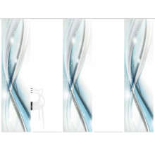 Roll-up avec motif abstrait pour la publicité et les présentations