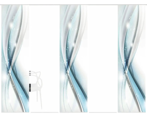 Roll-up avec motif abstrait pour la publicité et les présentations