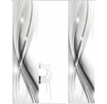 Panneau décoratif avec motif abstrait et chaise