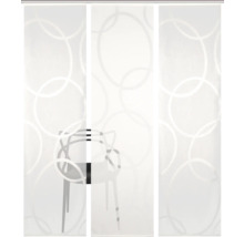 Schiebetür mit Kreis Ornament und Stuhl