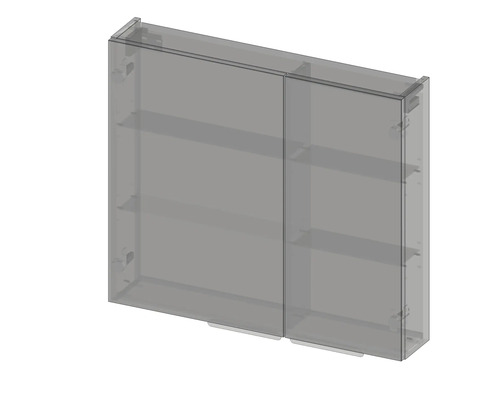Badezimmerspiegelschrank mit Regalböden