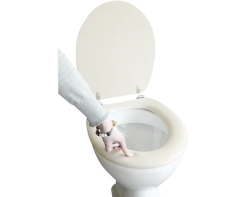 Abattant WC ADOB Premium Soft beige, rembourré